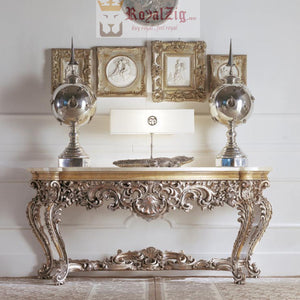 Luxury & Designer Wooden Console Table, Royalzig